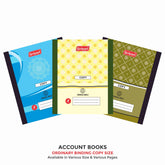 Account Books, Cash Book / Ledger Etc., Ordinary Binding, Copy Size (15.0cm x 19.0cm) 16x26